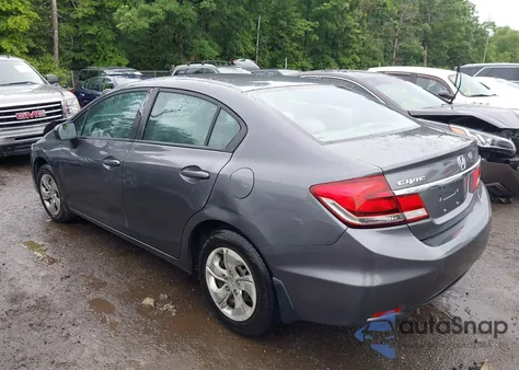 2014 Honda Civic Lx z USA, uszkodzony, nr VIN 2HGFB2E51EH530826